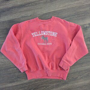Pacific & Co Yellowstone Pullover Sweatshirt, pink size S